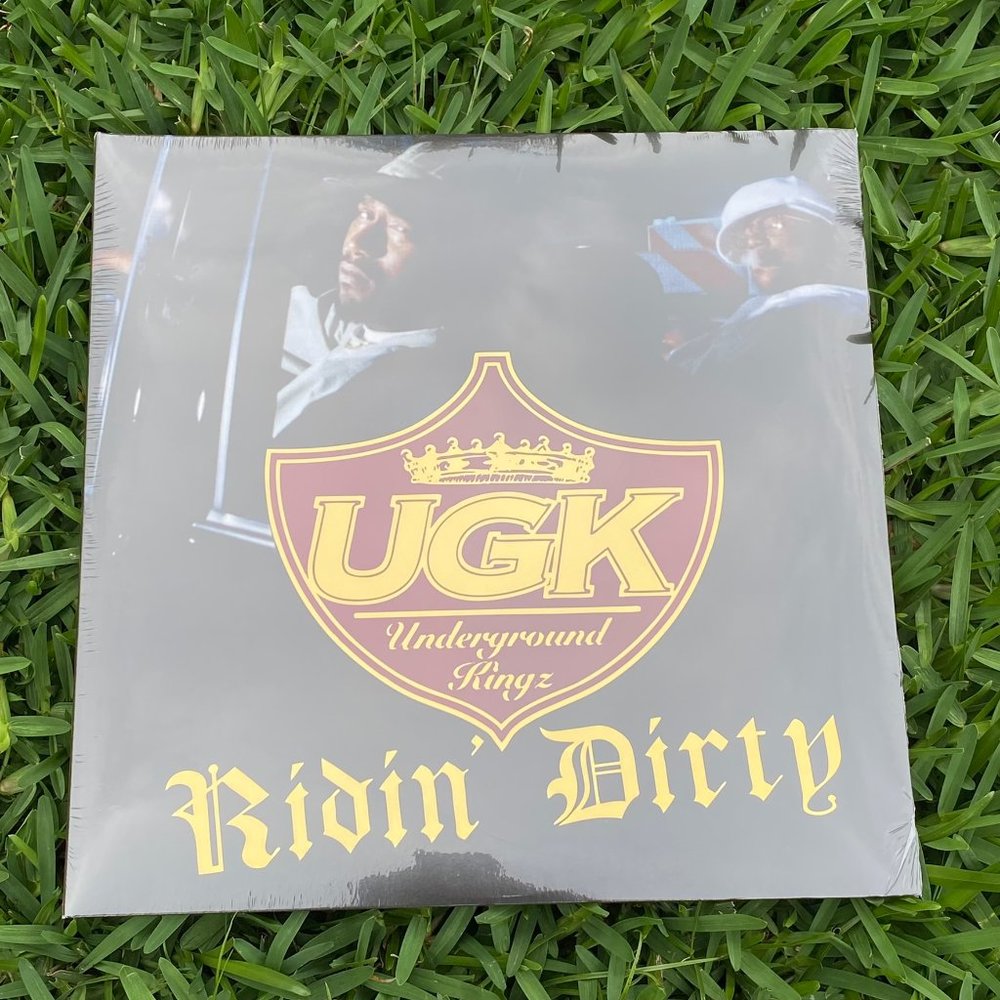 UGK UNDERGROUND KINGZ RIDIN' DIRTY VINYL NEW! LIMITED CLEAR LP! PIMP C, BUN B